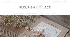 Desktop Screenshot of flourishandlace.com